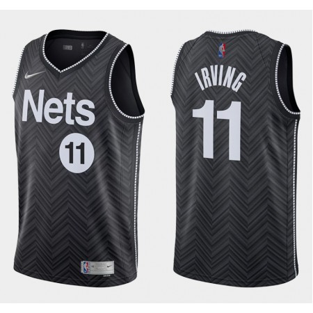 Maglia NBA Brooklyn Nets Kyrie Irving 11 2020-21 Earned Edition Swingman - Uomo